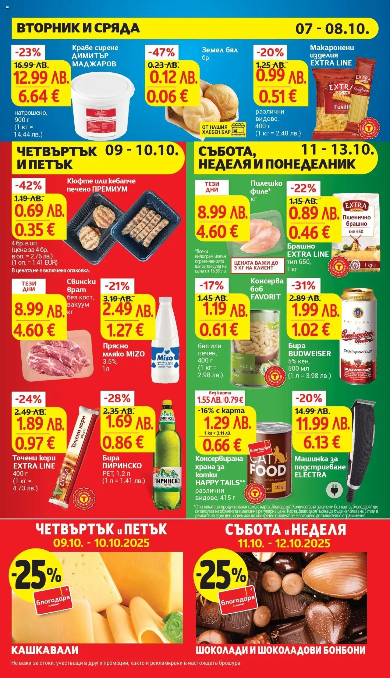 {H1} | Страница: 45 | Продукти: Бонбони, Бира, Брашно, Земел
