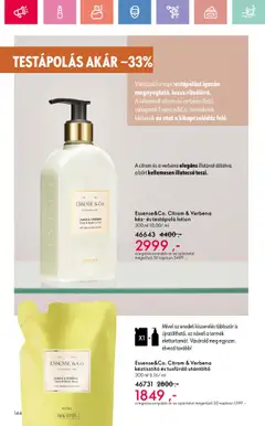 Oriflame akciós ujság - amely érvényes a következő dátumtól: 17.08.2025 | Oldal: 144 | Termékek: Body, Testápoló, Tusfürdő, Citrom