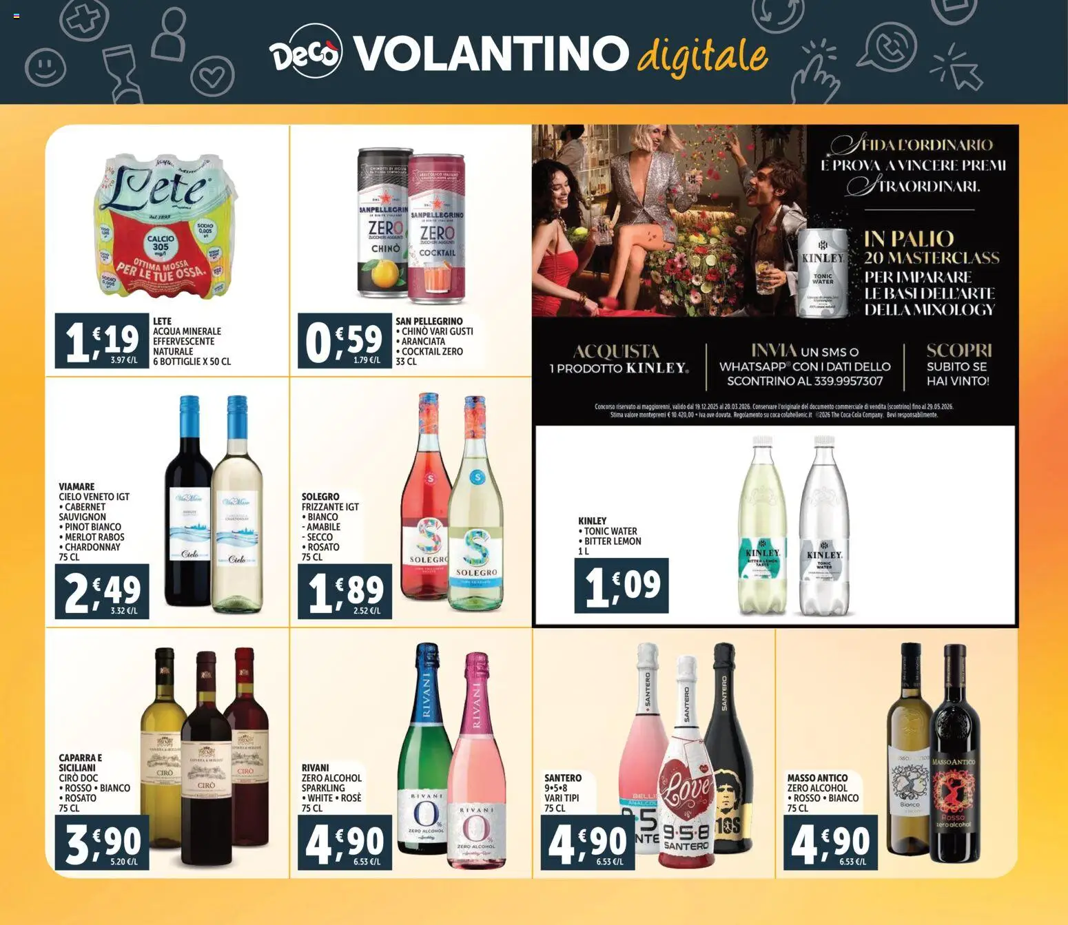 Volantino Decò del 20.01.2026 | Pagina: 26 | Prodotti: Acqua, The, Acqua minerale, Coca Cola
