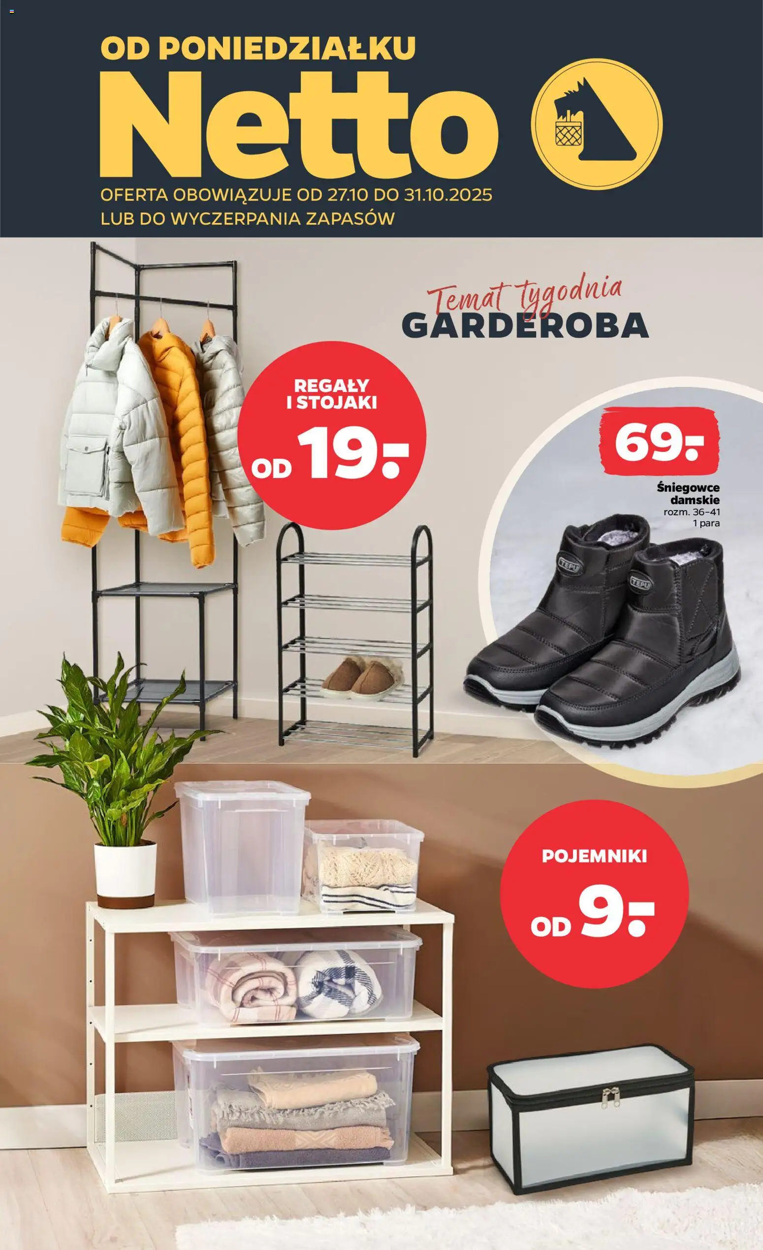 Netto gazetka - Non Food od 27.10.2025 | Strona: 1 | Produkty: Śniegowce