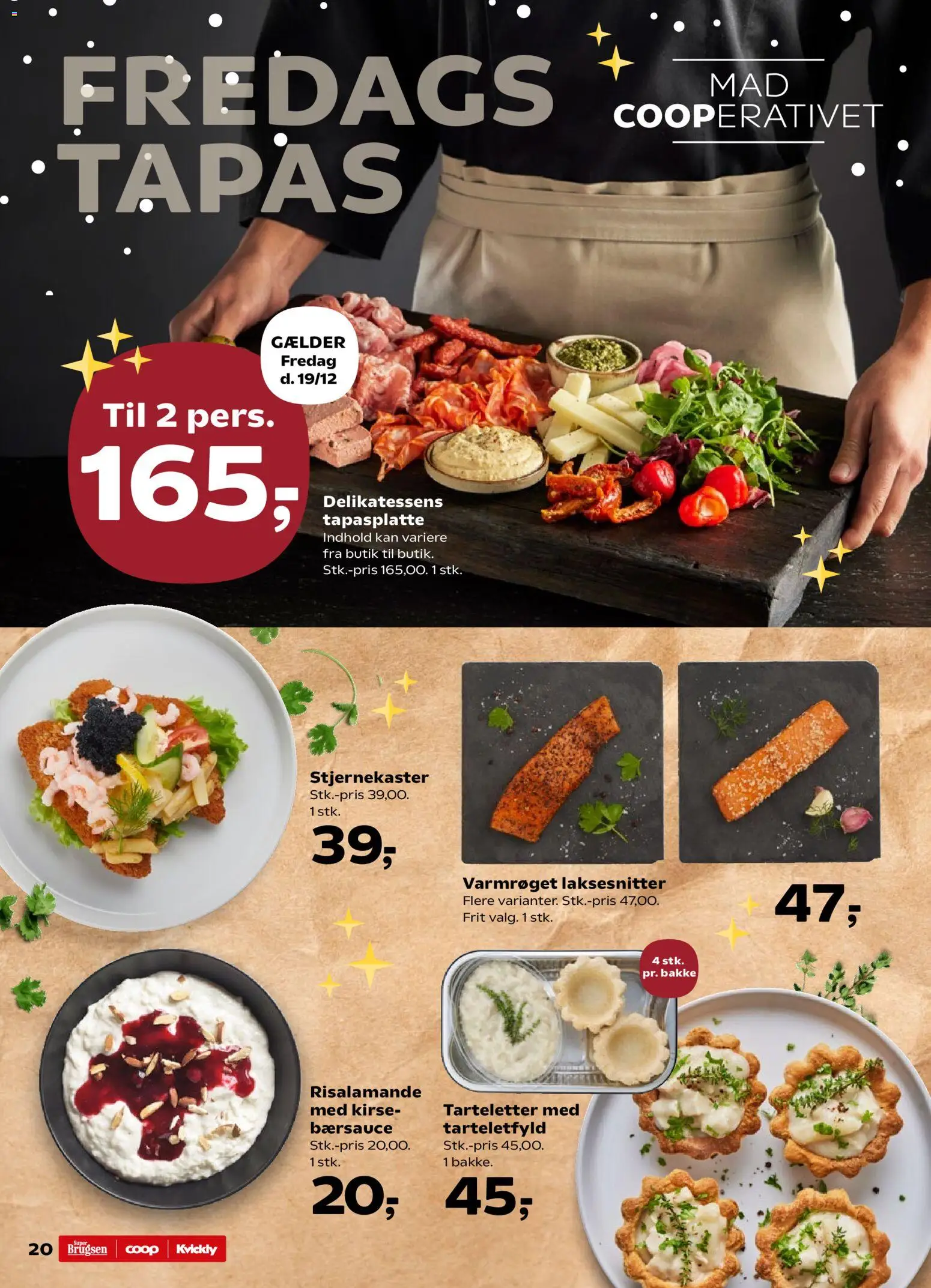 Kvickly tilbudsavis – gyldig fra 19.12.2025 | Side: 22 | Produkter: Risalamande, Tarteletter