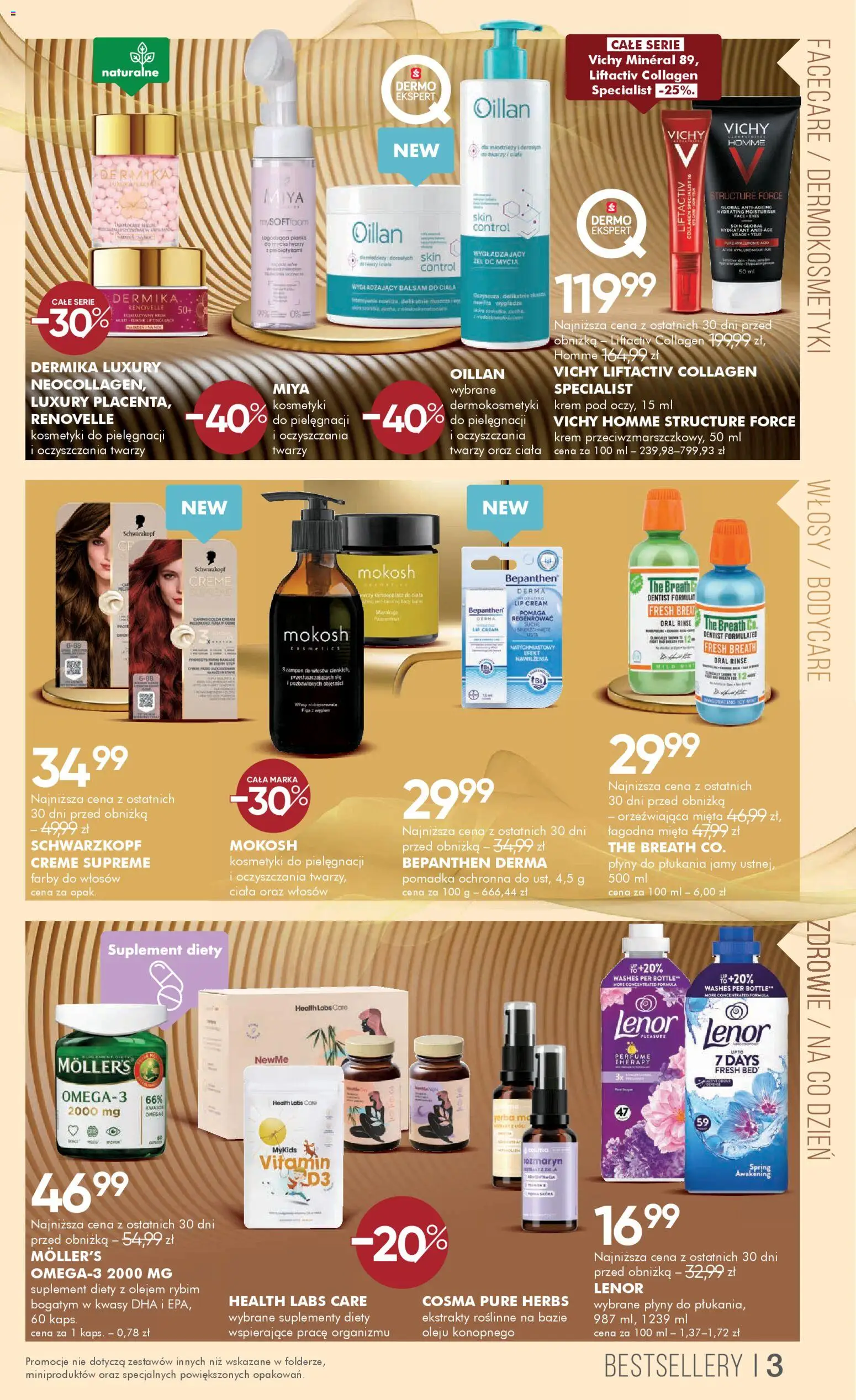 Super-pharm Gazetka od 18.02.2026 | Strona: 3 | Produkty: Farby do włosów, Kosmetyki, Pomadka, Krem