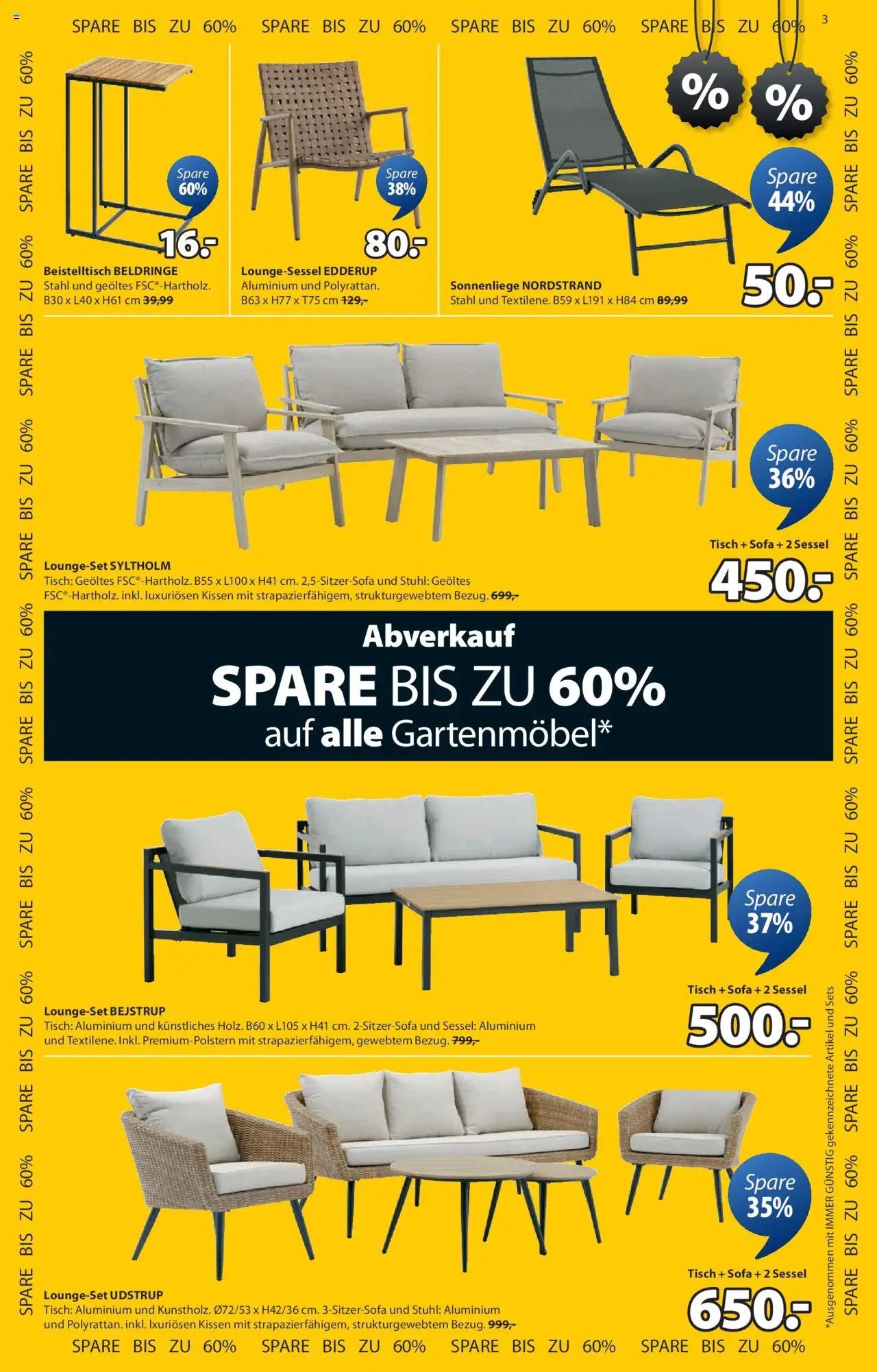 JYSK Angebote gültig ab 30.07.2025 | Seite: 3 | Produkte: Kissen, Sessel, Tisch, Stuhl