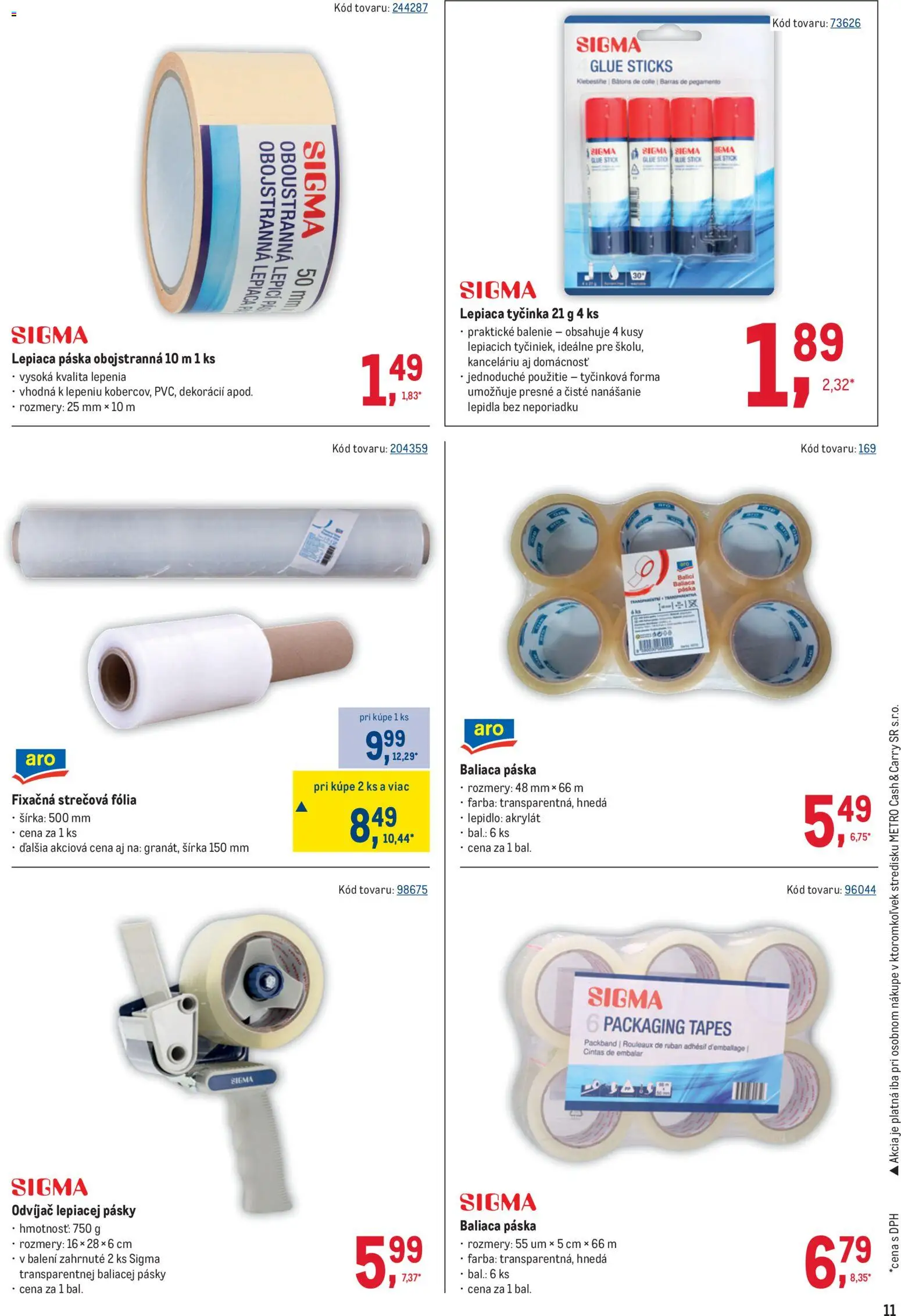 Nové Metro akcie – leták je platný od 10.12.2025 | Strana: 11 | Produkty: Pás