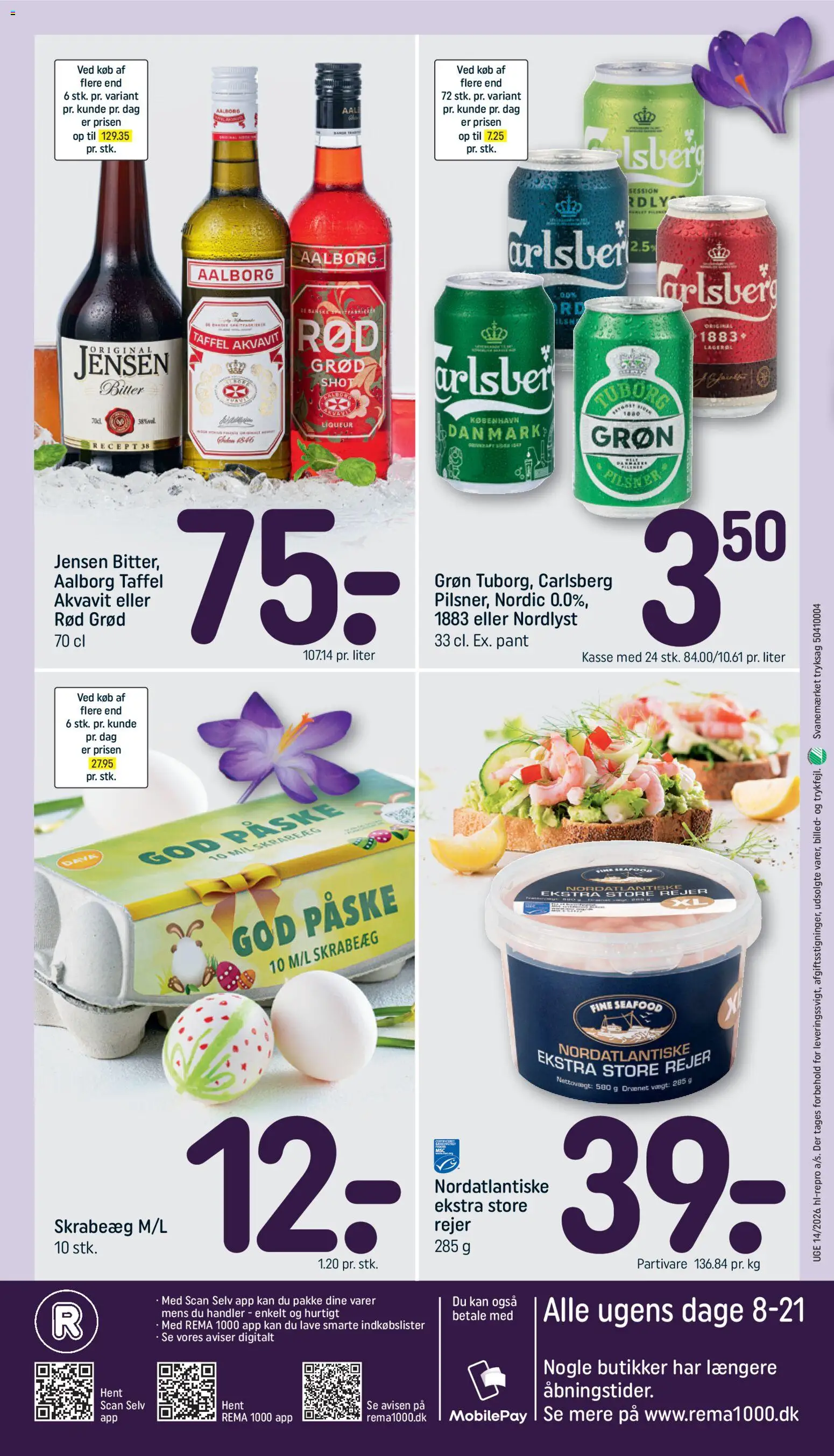 Rema 1000 tilbudsavis – gyldig fra 28.03.2026 | Side: 24 | Produkter: Rejer