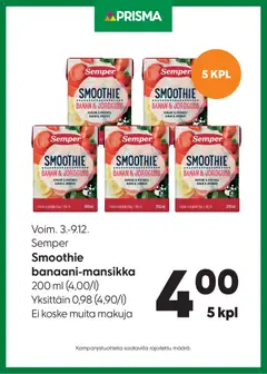 Prisma-mainoslehti voimassa 03.12.2025 alkaen