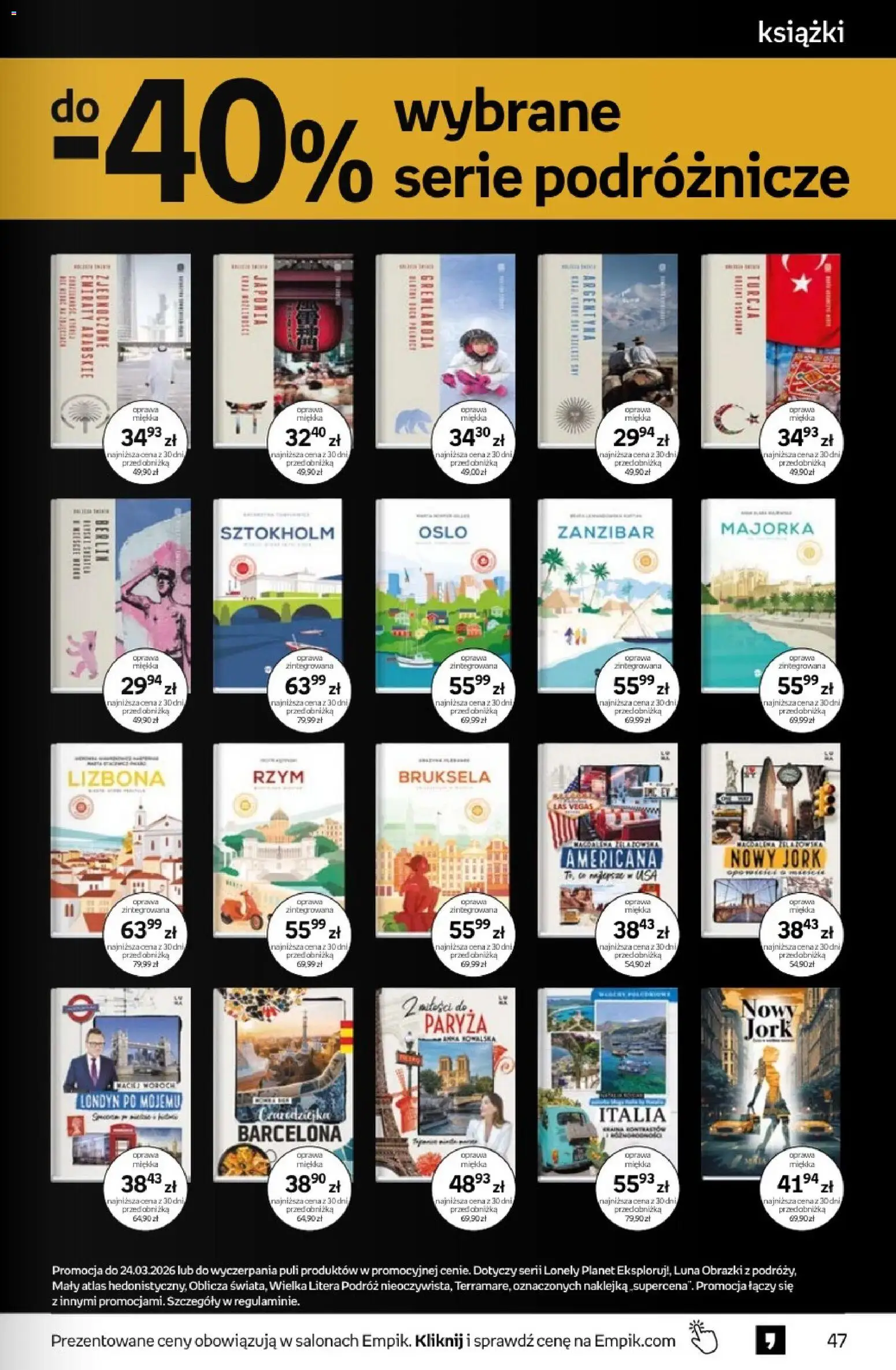 Empik promocje - Tom kultury Książki od 11.03.2026 | Strona: 47 | Produkty: Książki
