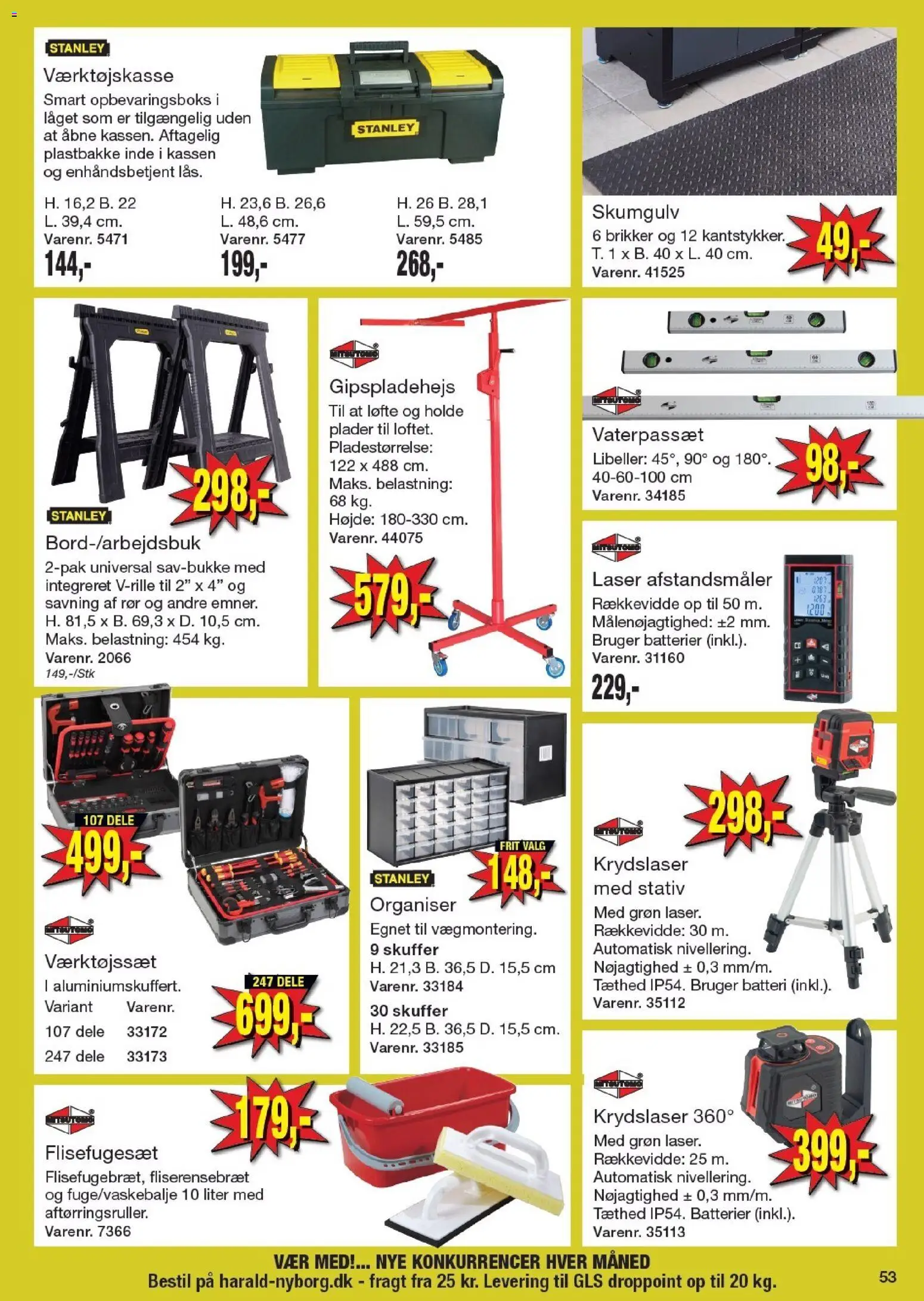 Harald Nyborg tilbudsavis – gyldig fra 23.04.2026 | Side: 57 | Produkter: Batterier, Søm, Batteri