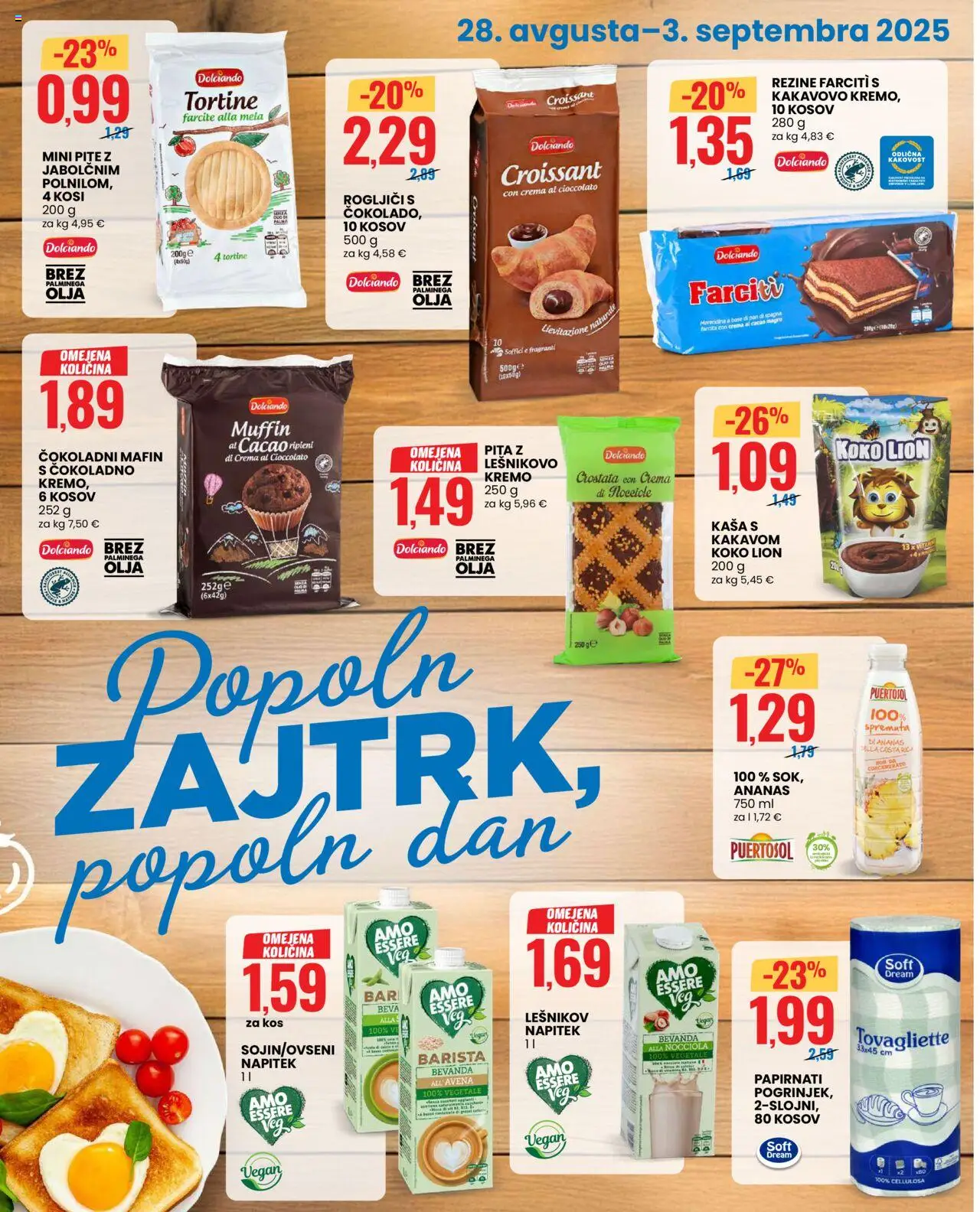 Eurospin katalog │ velja od 28.08.2025 | Stran: 5 | Izdelki: Pita, Kos, Ananas