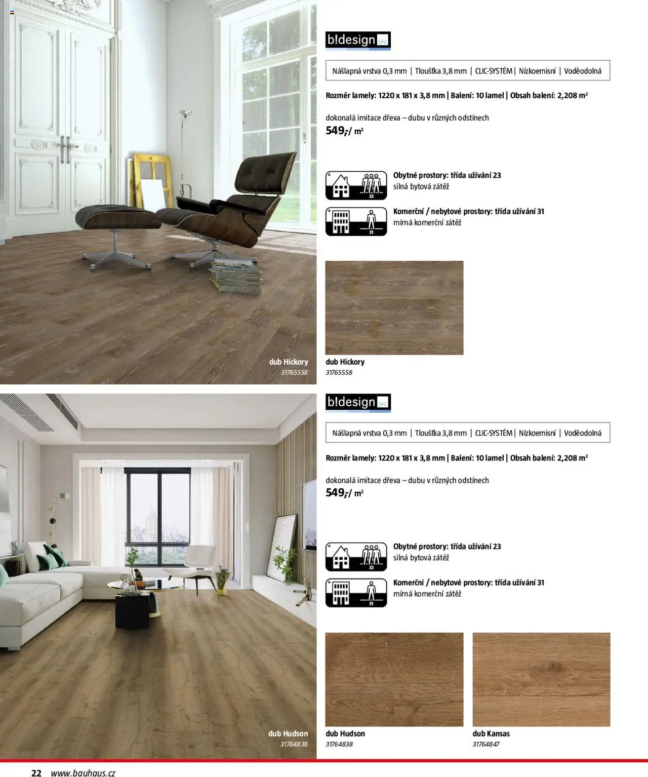 Bauhaus katalog Podlahové krytiny od 01.08.2025 | Strana: 22