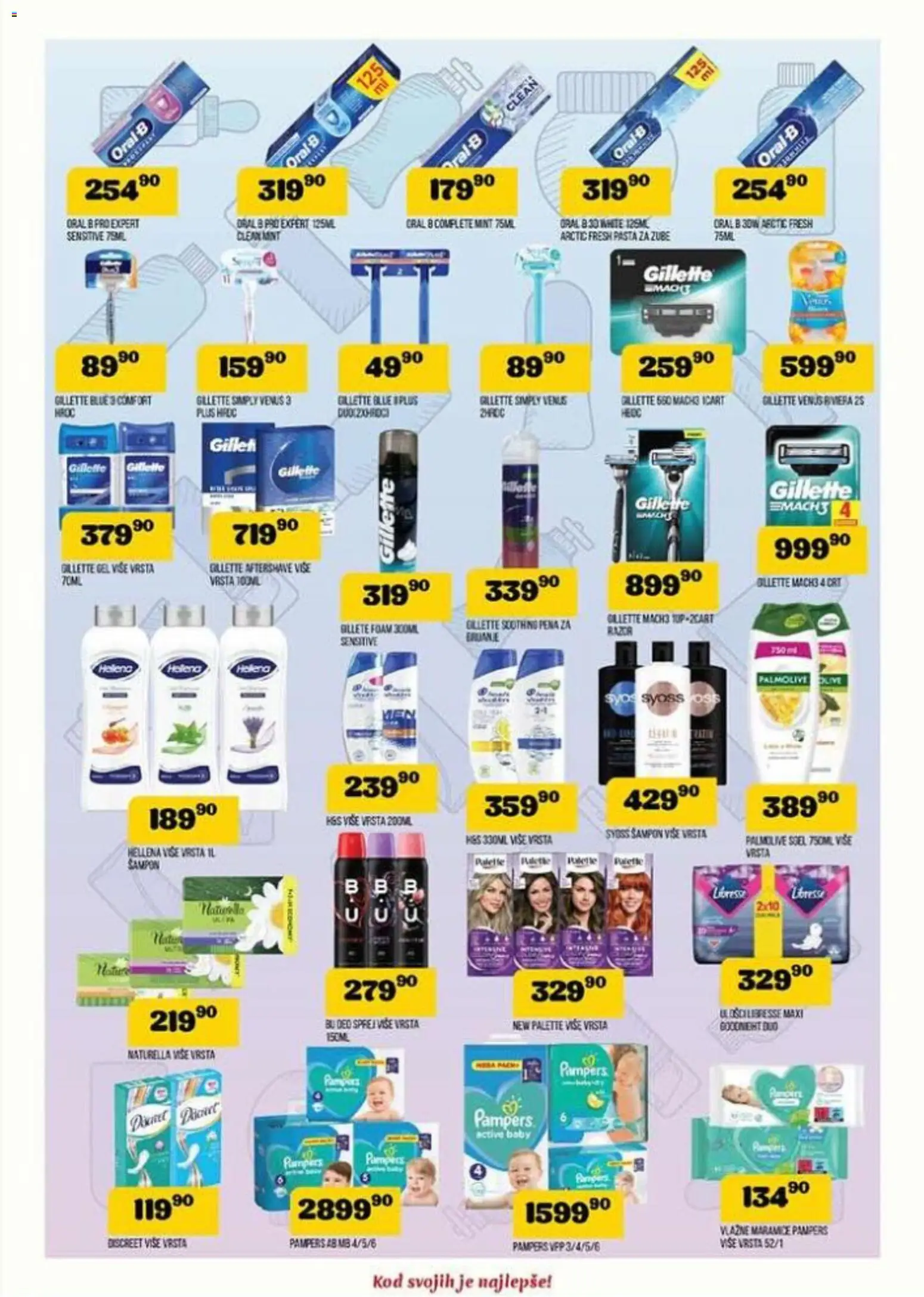 VP Dima katalog - važi od 23.10.2025 | Strana: 10 | Proizvode: Pampers, Palmolive, Šampon, Pasta za zube