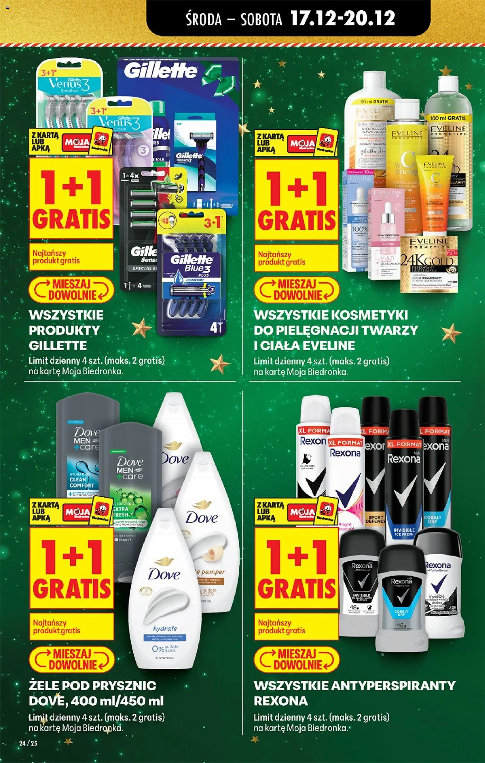 Biedronka gazetka - Oferta w tym tygodniu od 17.12.2025 | Strona: 30 | Produkty: Karta, Kosmetyki, Prysznic, Body