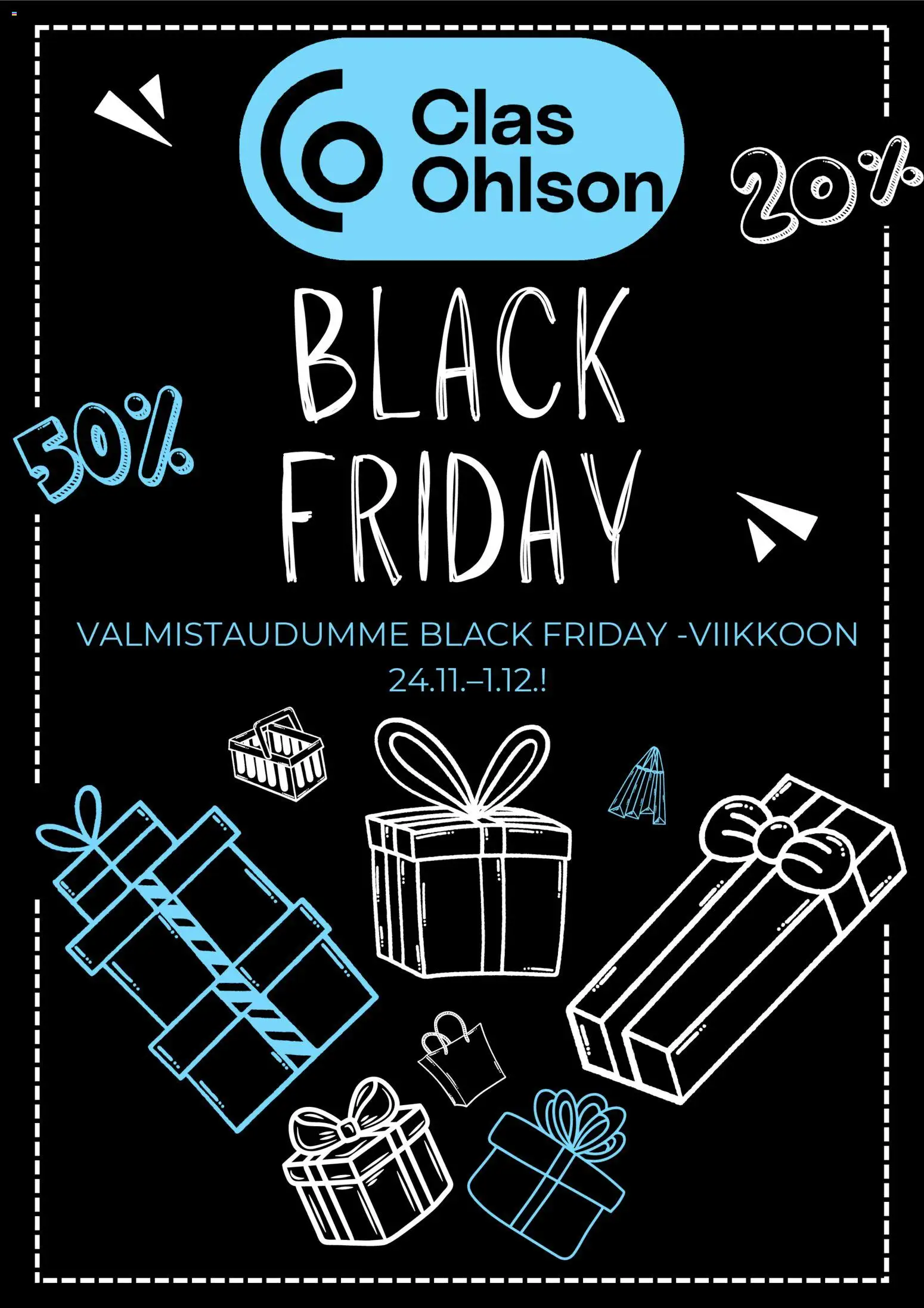 Clas Ohlson - Black Friday – voimassa 17.11.2025 alkaen | Sivu: 1