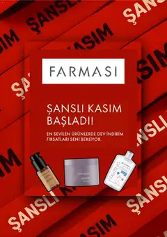 24.11.2025 tarihinden itibaren geçerli olan Farmasi kataloğu önizlemesi