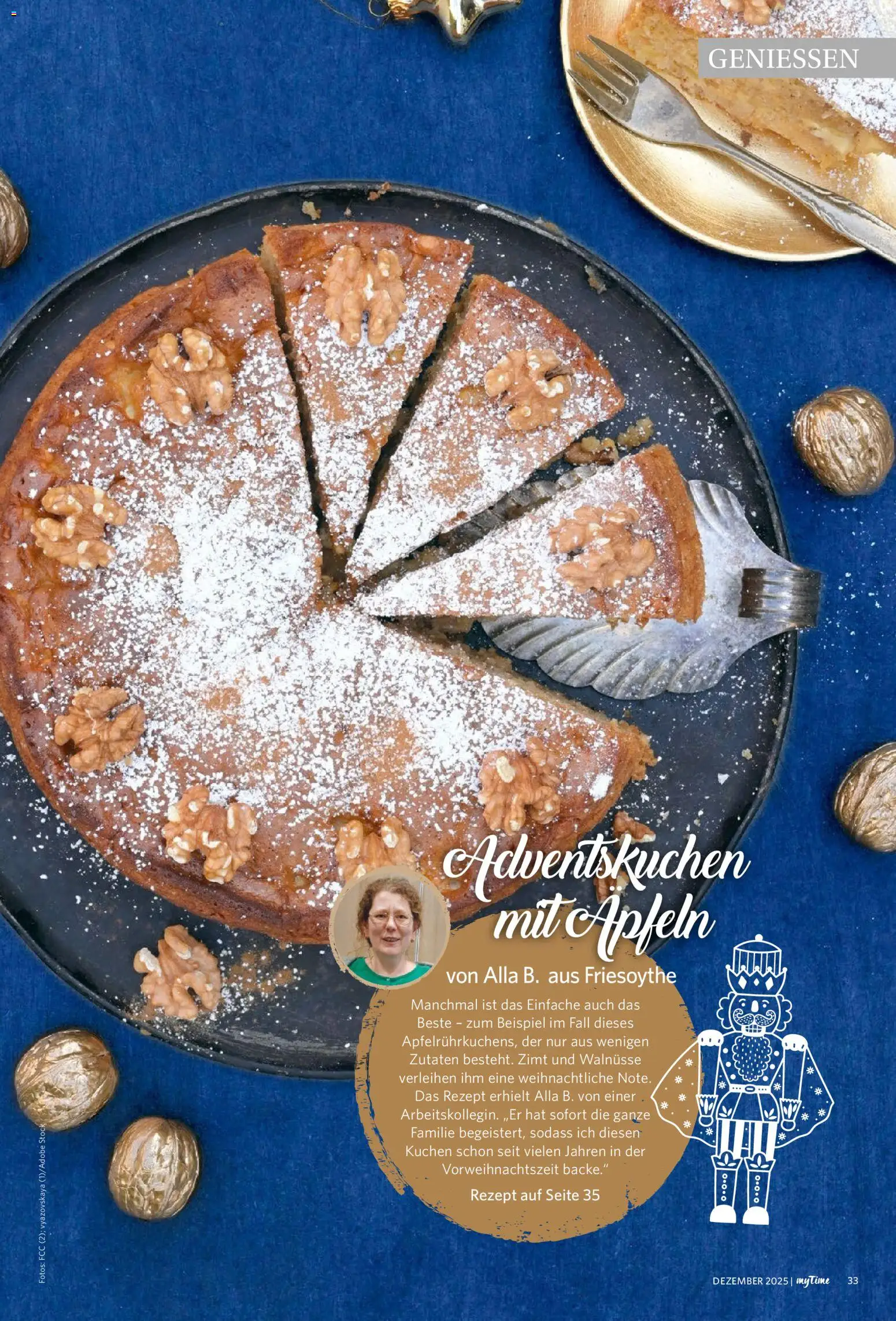 Combi  myTime Dezember 2025 – gültig ab 01.12.2025 | Seite: 33 | Produkte: Walnüsse, Kuchen
