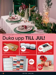 Dollar Store - erbjudanden - Förhandsvisning av reklamblad från butik Dollar Store aktuell från 01.12.2025 | Sida: 6 | Produkter: Bordstablett, Set, Värmeljus