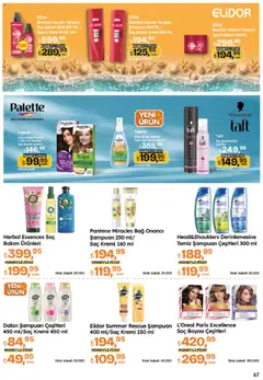 Migros Katalog - Migroskop - 10.07.2025 tarihinden itibaren geçerlidir | Sayfa: 67 | Ürünler: Şampuan, Saç Kremi, Saç maskesi, Kahve