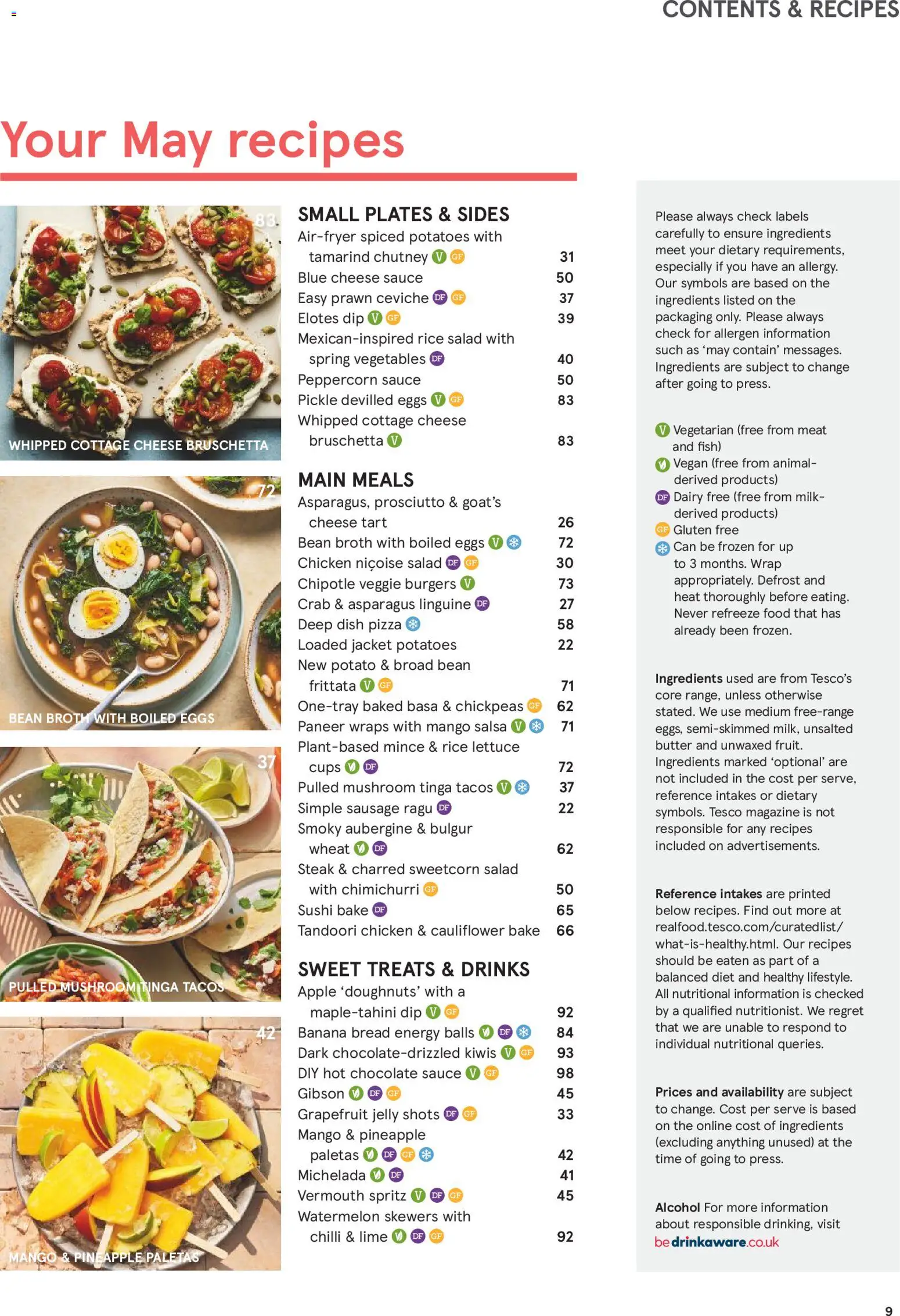 {H1} | Page: 9 | Products: Chilli, Milk, Chocolate, Pineapple
