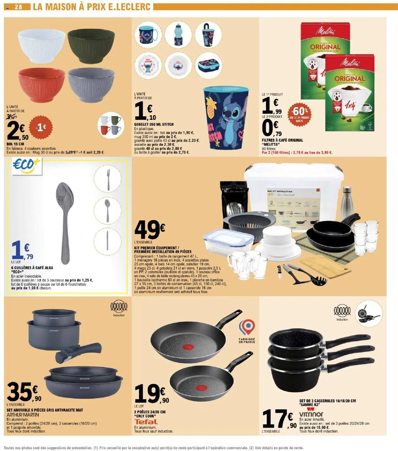  | Page: 28 | Produits: Bol, Casserole, Tefal, Boîte de rangement