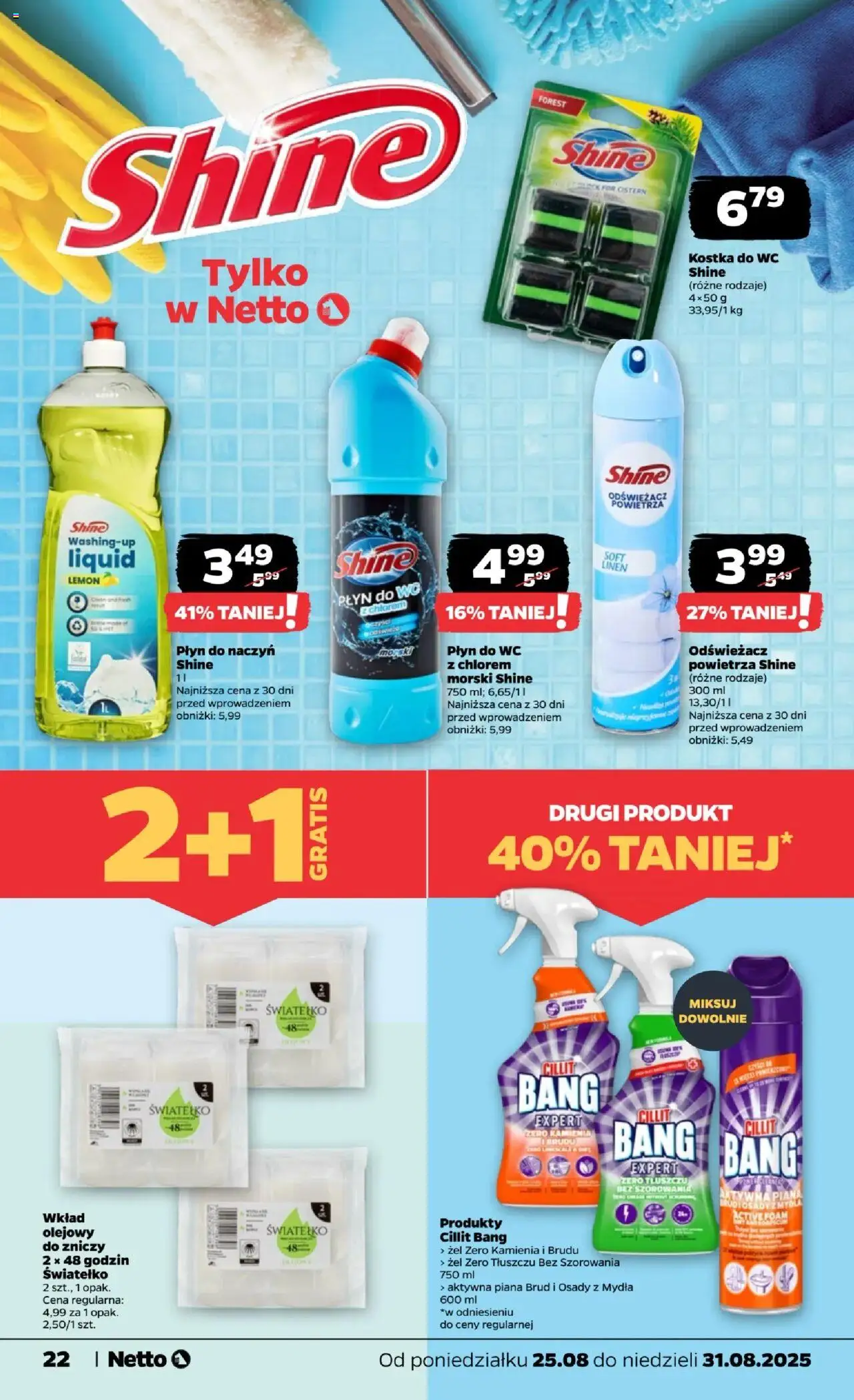 Netto gazetka - Spożywcza od 25.08.2025 | Strona: 22 | Produkty: Odświeżacz, Odświeżacz powietrza