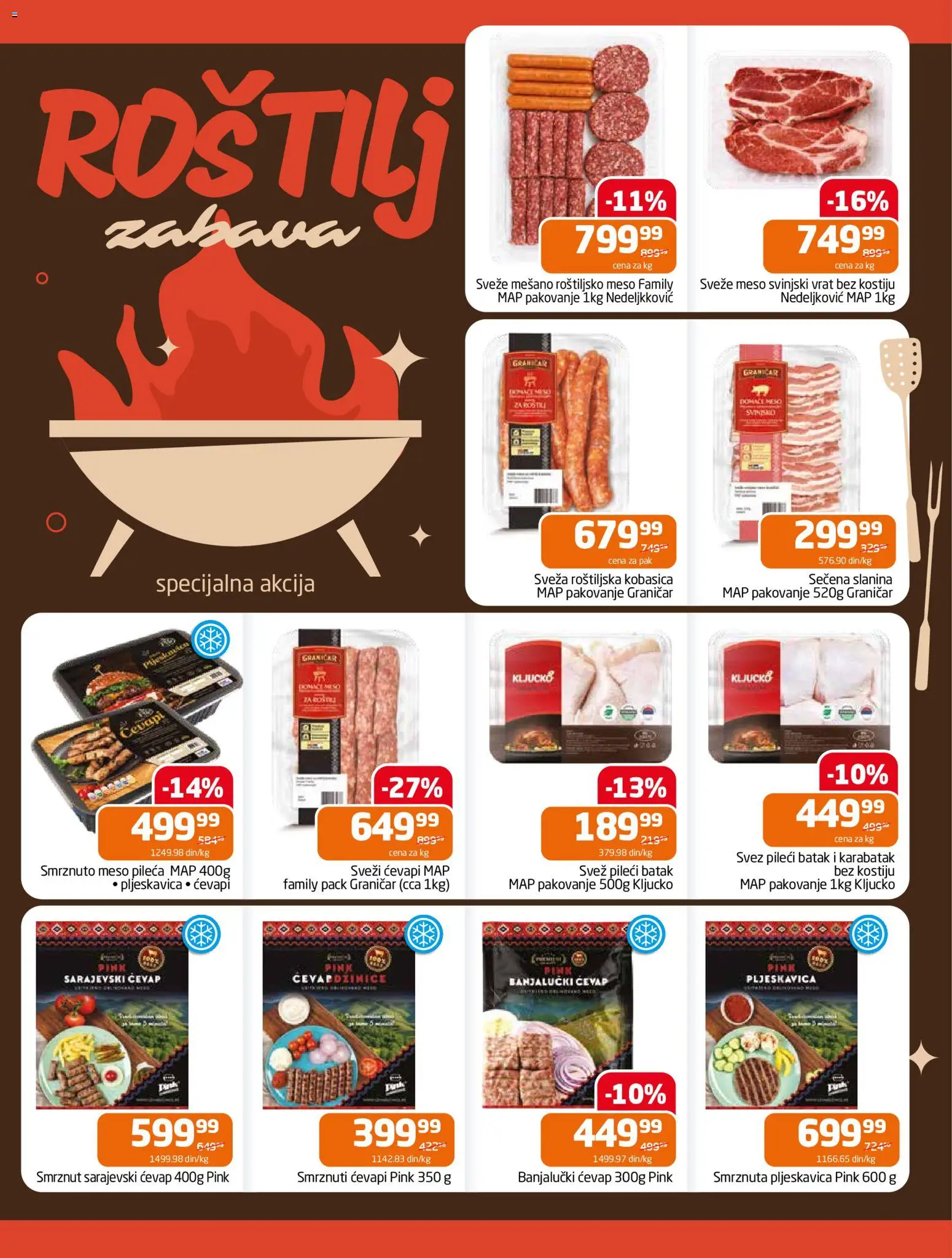 Gomex katalog - važi od 29.04.2026 | Strana: 28 | Proizvode: Pileći batak, Pakovanje, Slanina, Kobasica