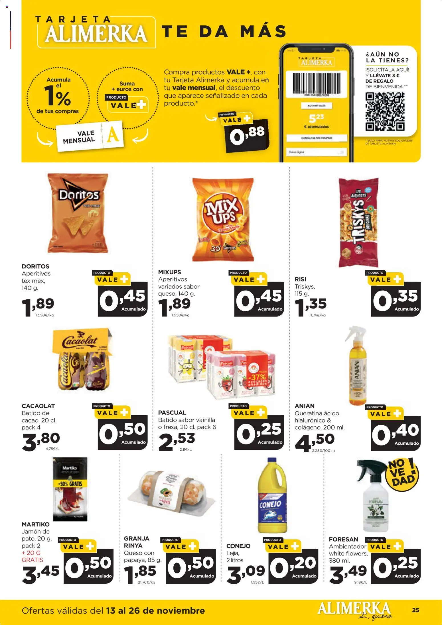 Alimerka folleto Castilla y León │ válido desde el 13.11.2025 | Página: 27 | Productos: Queso, Jamón, Té