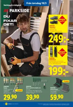 Lidl erbjudanden - Förhandsvisning av reklamblad från butik Lidl aktuell från 16.03.2026 | Sida: 21 | Produkter: Set