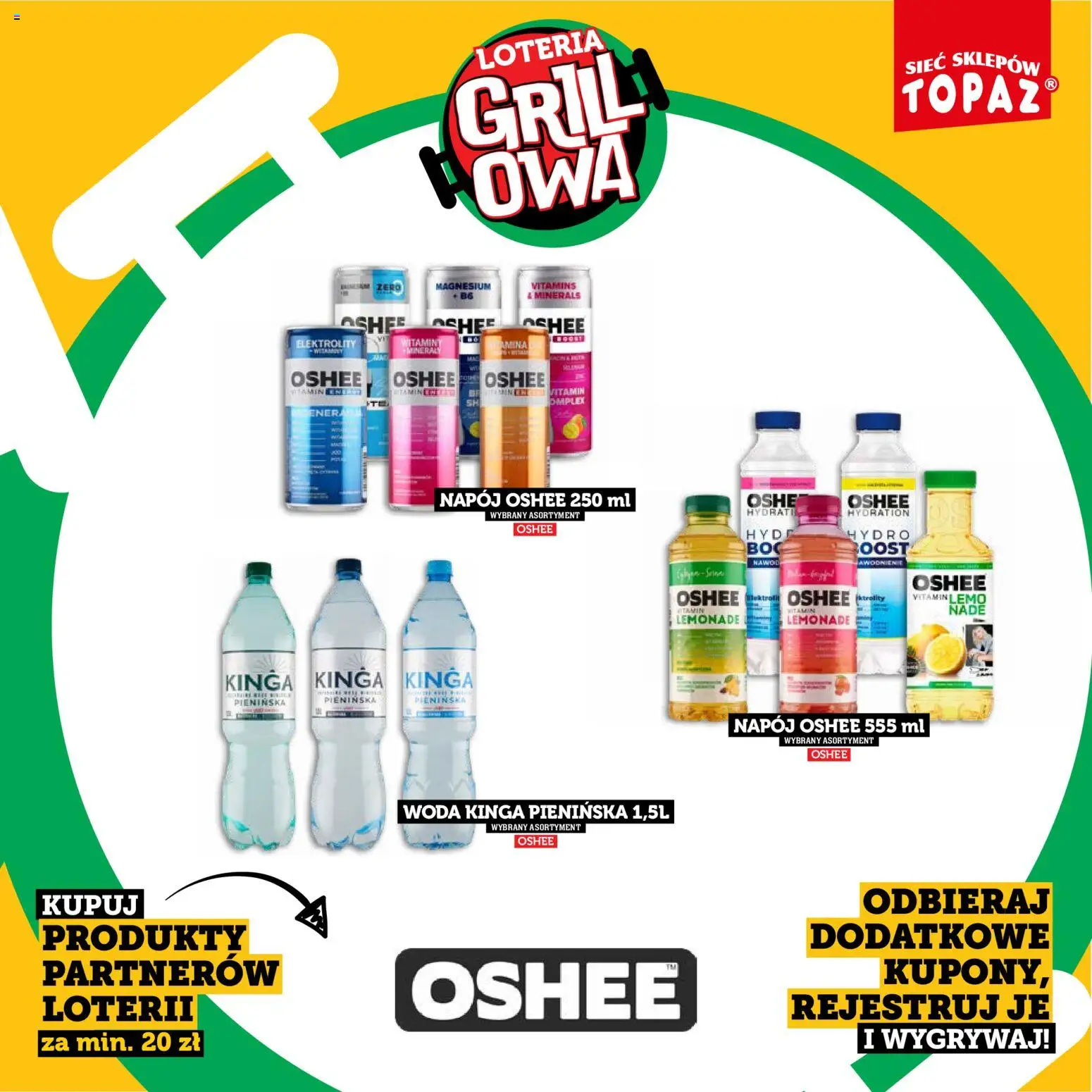 Topaz gazetka - Kupuj, Grilluj I Wygrywaj od 20.04.2026 | Strona: 53 | Produkty: Woda