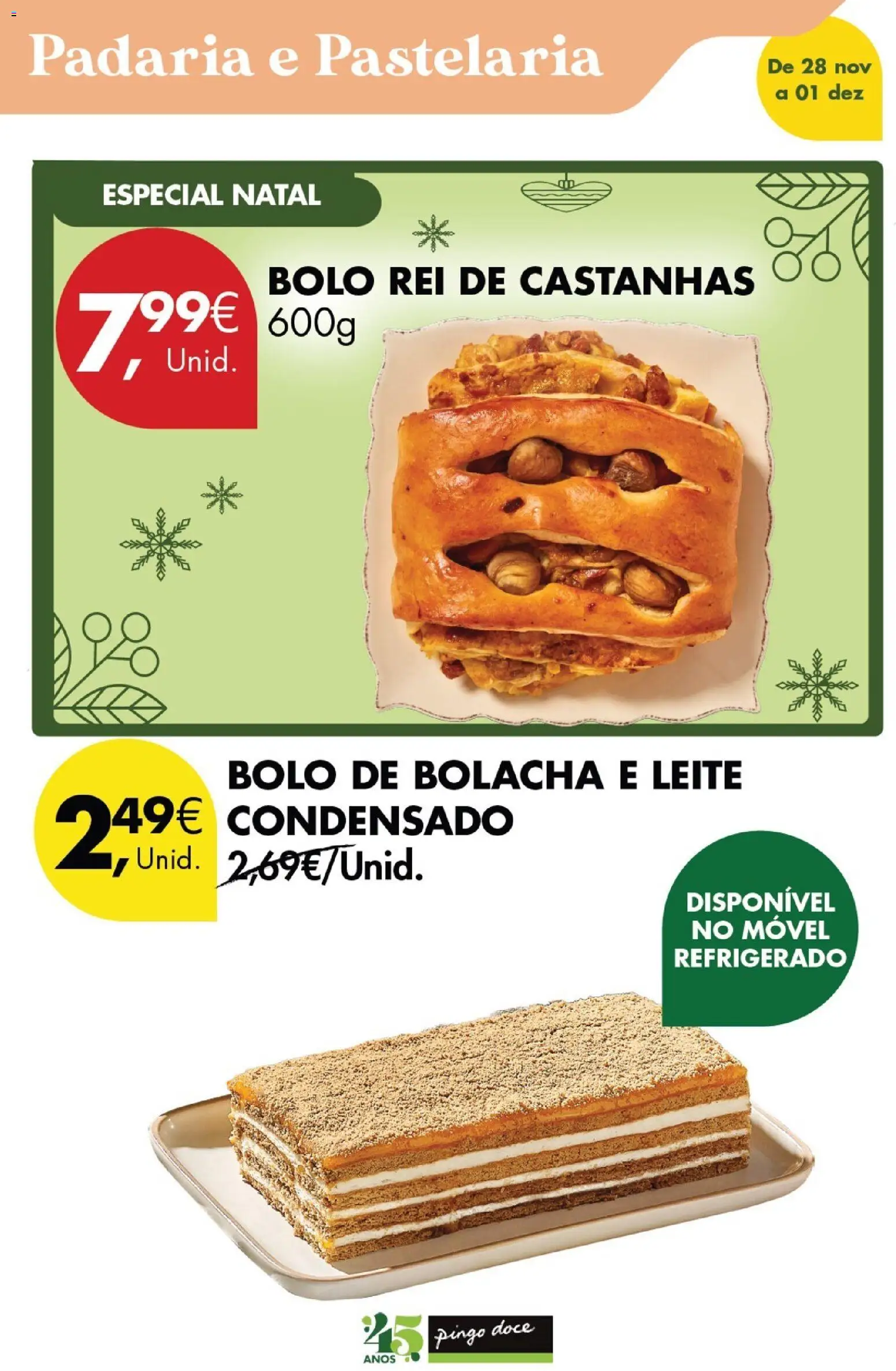 Pingo Doce Poupe este Fim de Semana │ válido de 28.11.2025 | Página: 10 | Produtos: Padaria, Leite condensado, Castanhas, Leite