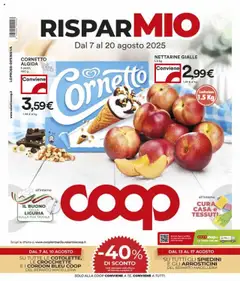 Anteprima del volantino COOP Bergamo catalogo valido a partire dal 07.08.2025