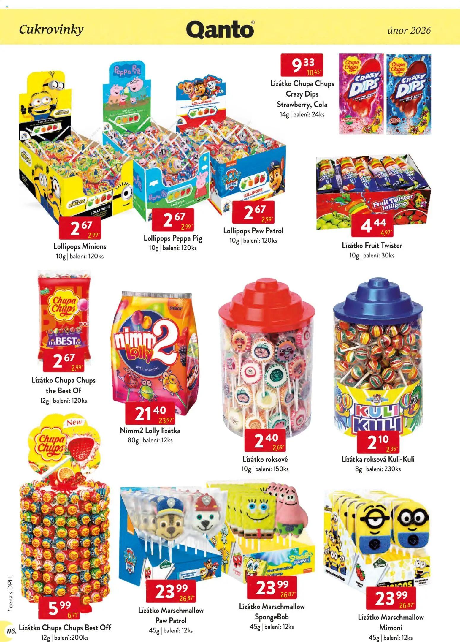 Astur & Qanto leták - Velkoobchod 02/2026 od 01.02.2026 | Strana: 116 | Produkty: Marshmallow, Mimoni, Cola