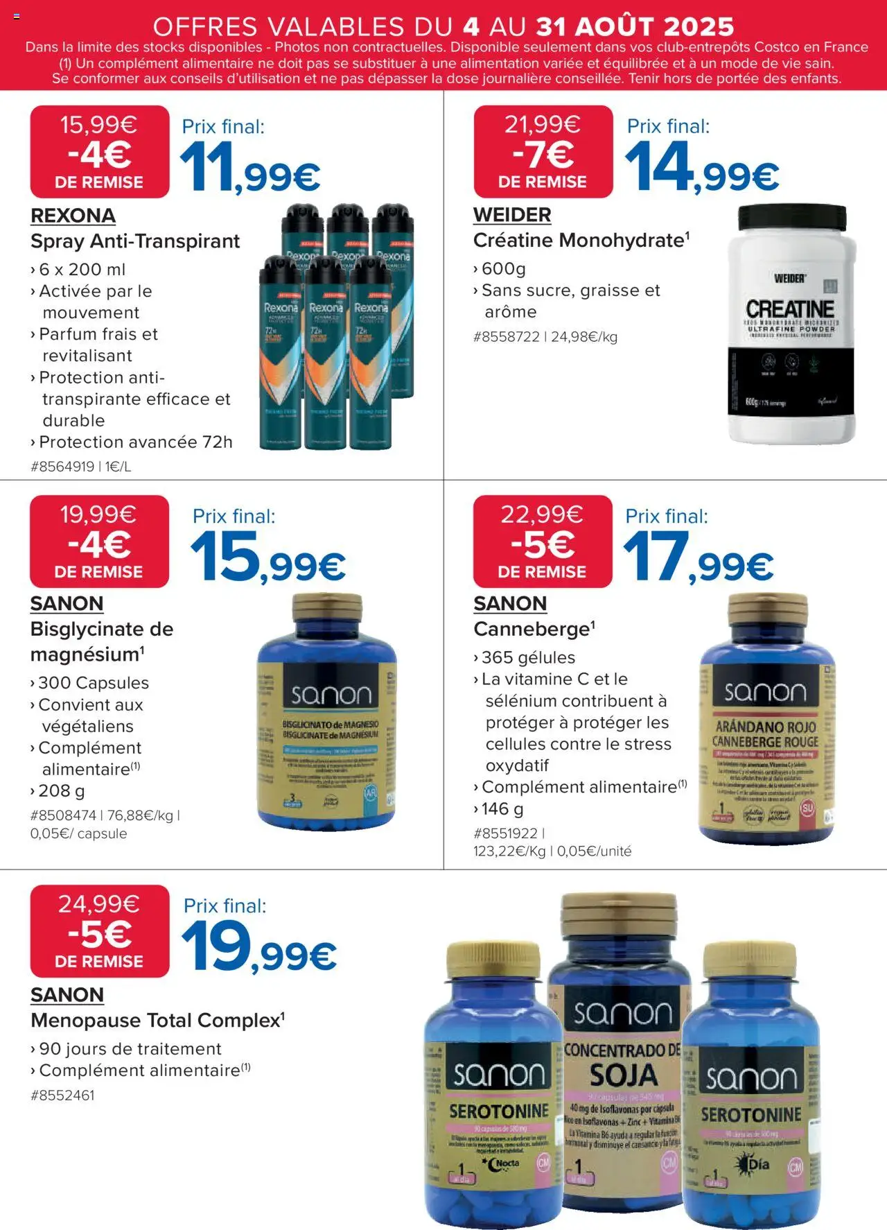  | Page: 5 | Produits: Parfum, Créatine