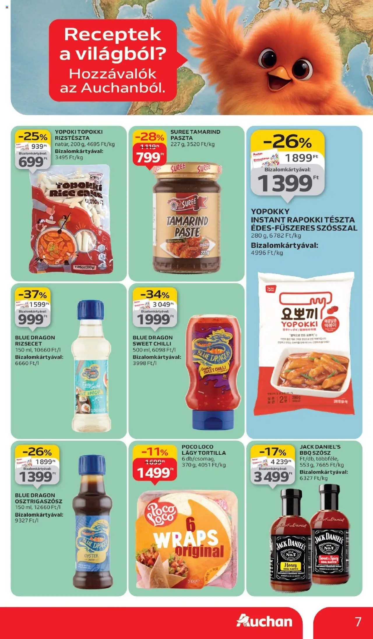 Auchan akciós ujság - amely érvényes a következő dátumtól: 11.09.2025 | Oldal: 7 | Termékek: Rizstészta, Osztrigaszósz, Rizsecet, Szósz