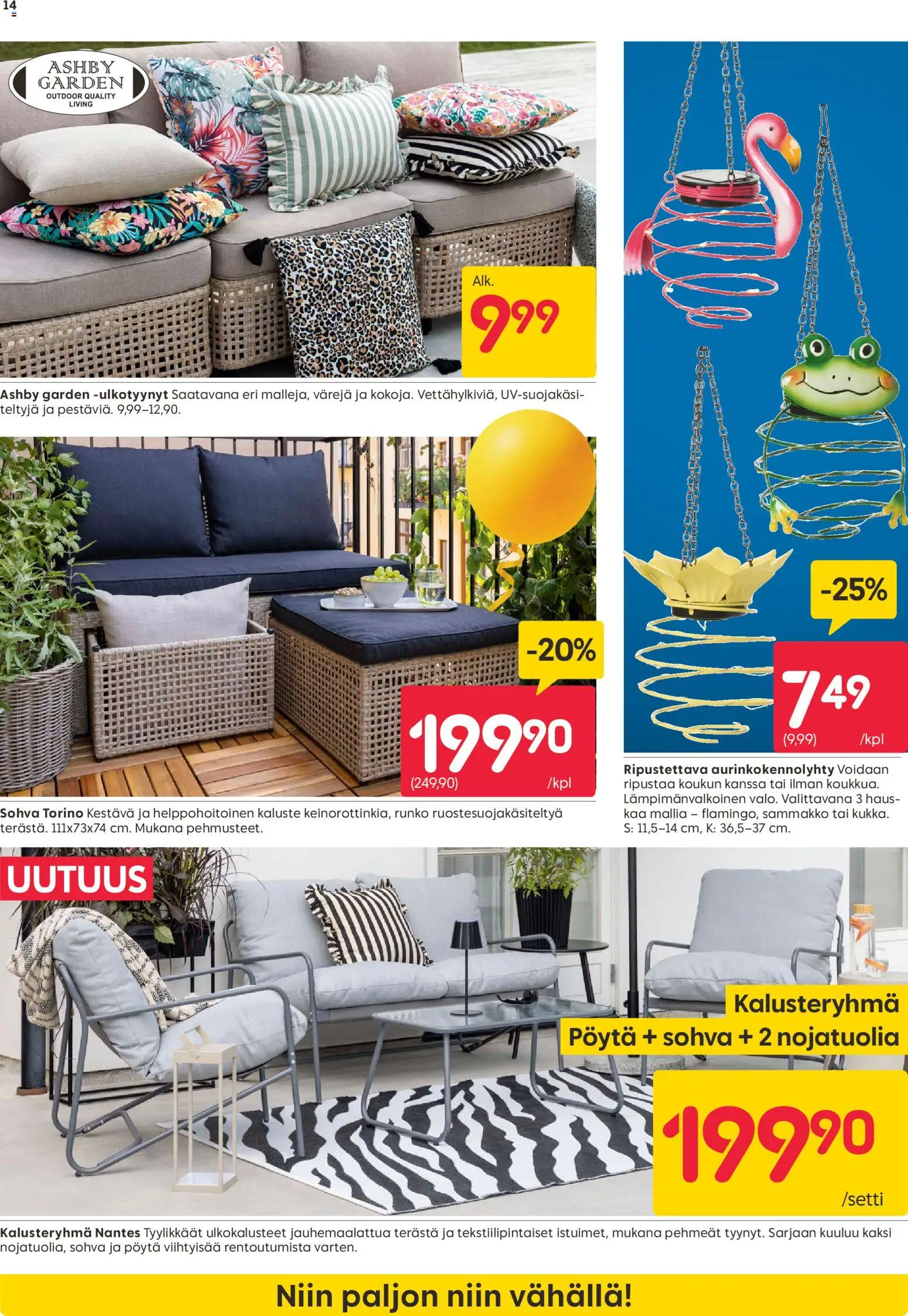 Rusta tarjoukset – voimassa 27.04.2026 alkaen | Sivu: 14 | Tuotteet: Sohva, Pöytä