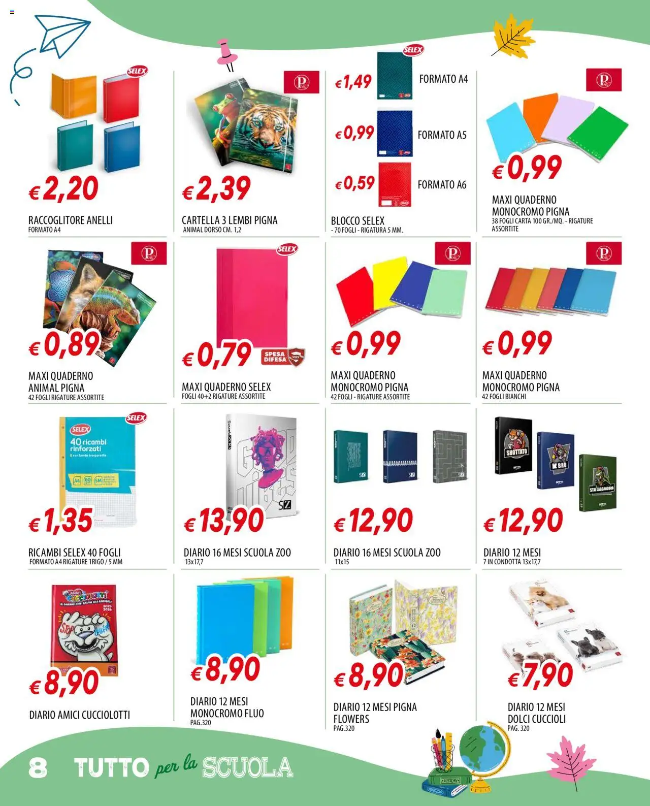 Volantino Famila del 21.08.2025 | Pagina: 8 | Prodotti: PC, Quaderno