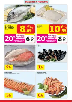 Vista previa Alcampo -HG Nacional válido desde el 29.12.2025 | Página: 3 | Productos: Filete, Caja, Langostino, Gamba