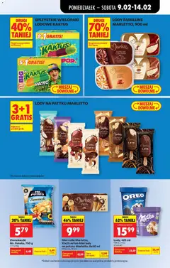 Pogląd oferty "Lody, 425 ml: Milka, Oreo, Lody, 425 ml: Milka, Oreo" - ważna od 09.02.2026 | Strona: 49