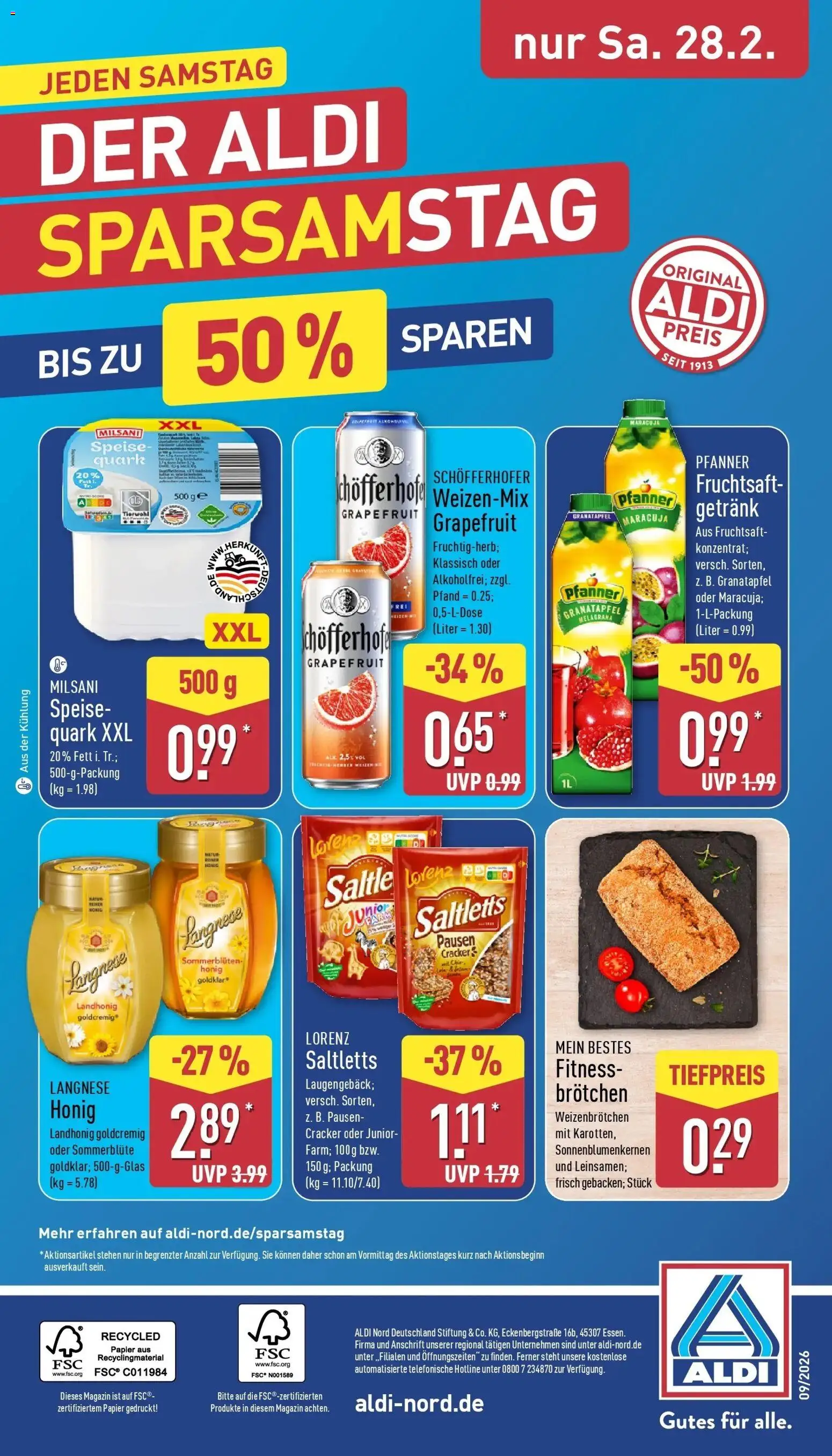 Aldi - ALDI Nord: Wochenangebote – gültig ab 22.02.2026 | Seite: 35
