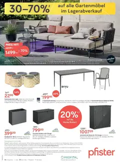 Pfister Aktionen – gültig ab 09.09.2025 | Seite: 16 | Produkte: Gartenmöbel, Solarleuchte