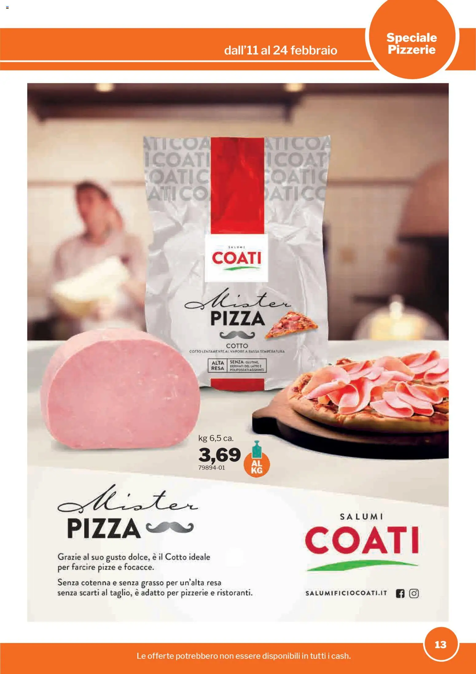 Volantino Sogegross del 11.02.2026 | Pagina: 13 | Prodotti: Pizza