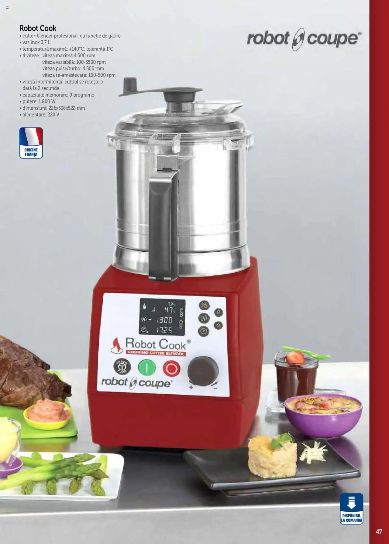 Noul catalog Metro – valabil de la 17.09.2025 | Pagină: 47 | Produse: Blender, Cutter, Robot