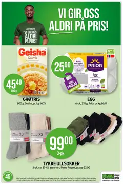 Forhåndsvisning av EGG, 6-pk, 378 g, Prior, pr. kg 66,14 gyldig fra 03.11.2025 | Side: 27