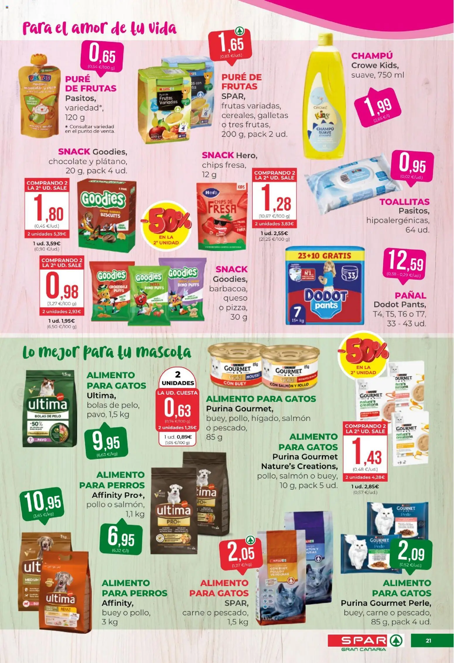 Spar - folleto │ válido desde el 23.01.2026 | Página: 21 | Productos: Champú, Mousse, Queso, Pizza