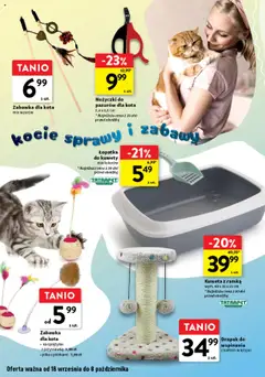 Intermarche Gazetka - Z miłości do pupila od 18.09.2025 | Strona: 10 | Produkty: Drapak, Ramka