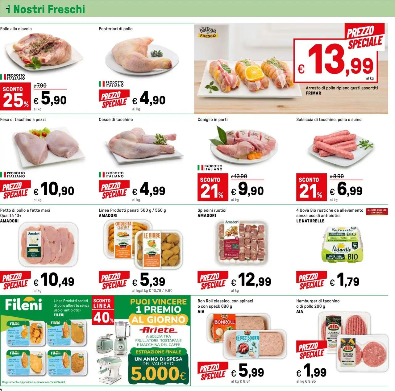 Volantino Iper del 12.09.2025 | Pagina: 4 | Prodotti: Speck, Caffè, Suino, Tostapane