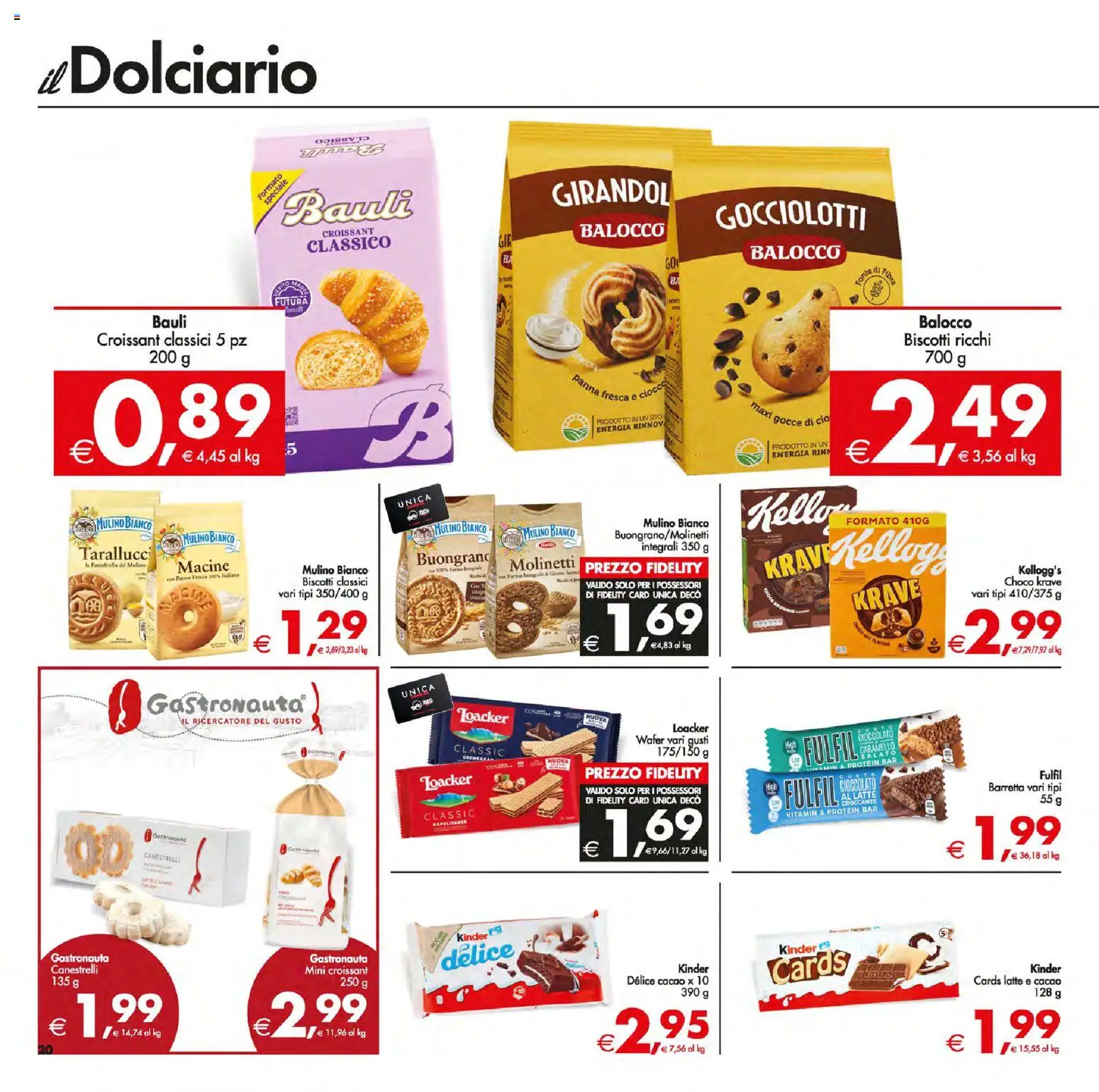 Volantino Decò del 13.01.2026 | Pagina: 23 | Prodotti: Panna, Biscotti, Cacao, Canestrelli