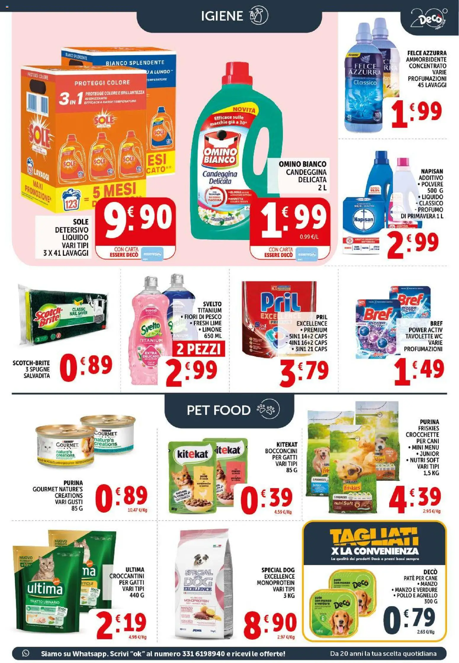 Volantino Decò del 17.03.2026 | Pagina: 21 | Prodotti: Paté, Limone, WC, Profumo