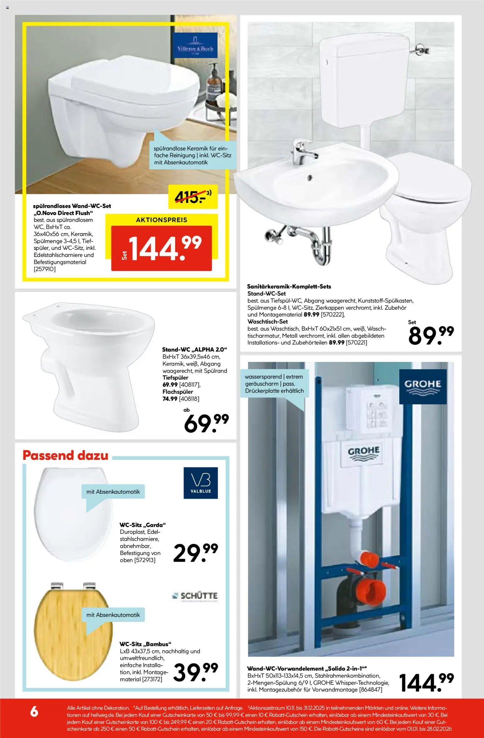 Hellweg Prospekt – gültig ab 17.11.2025 | Seite: 6