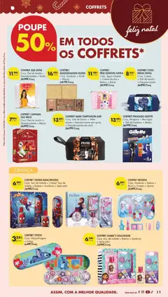 Pré-visualização COFFRET MAQUILHAGEM GLOSS, Conj. Sombras + Blush + Pinceis válido de 02.12.2025 | Página: 55 | Produtos: Gloss, Batom, Maquilhagem, Gel de banho