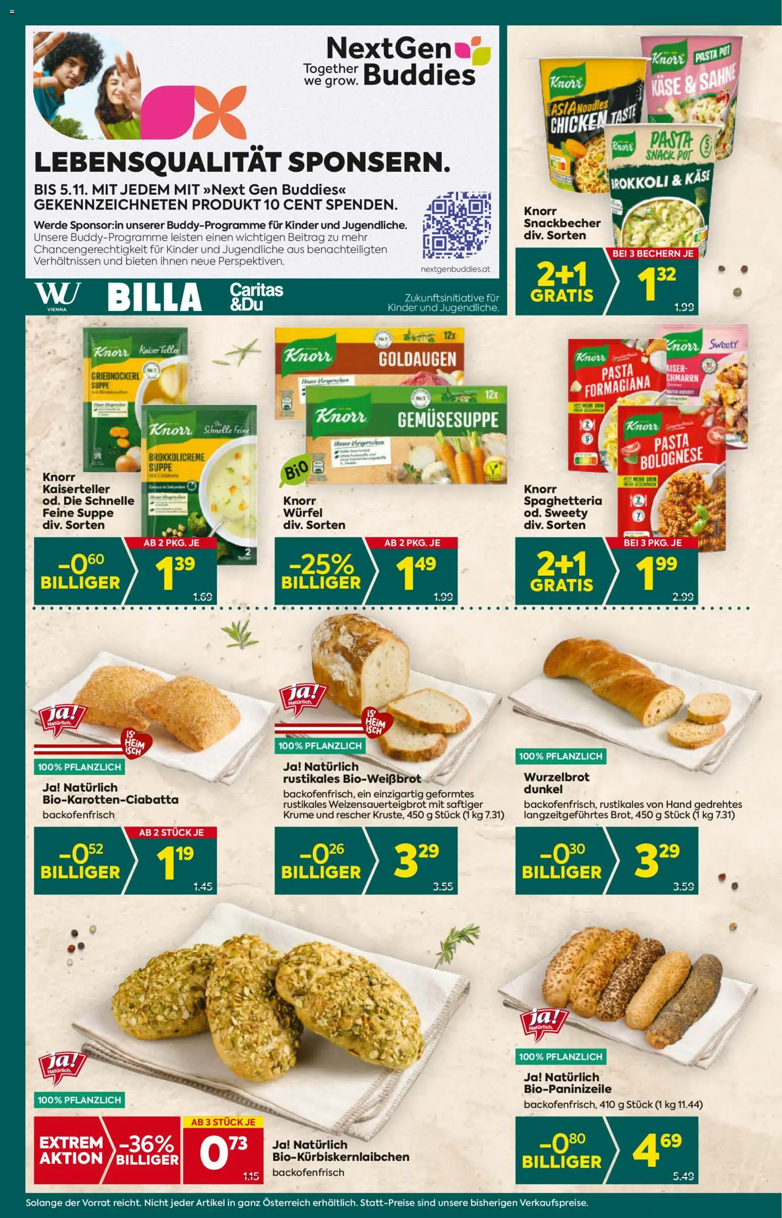 Billa Plus Flugblatt - Salzburg gültig ab 06.11.2025 | Seite: 12 | Produkte: Pasta, Sahne, Käse